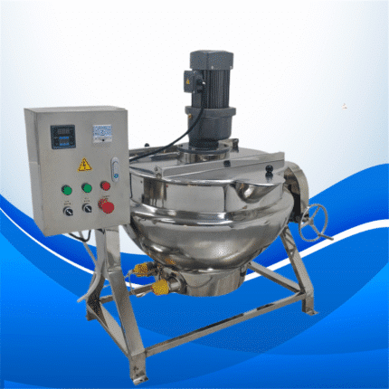 High-Performance Jacketed Kettle with Stirrer